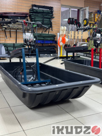 Ikudzo Terrain pusher (600 caterpillar, reinforced, with heated handles) col. Black-blue
